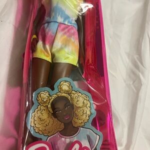 Barbie Doll in Vibrant Tie-Dye Outfit